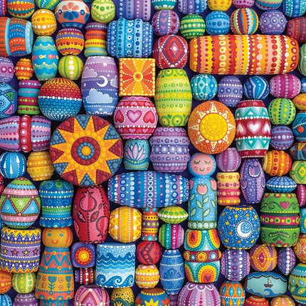 Ravensburger Color Your World Series: Happy Beads 500 Piece Jigsaw Puzzle for Adults - 80695 - Handcrafted Tooling, Made in Germany, Every Piece Fits Together Perfectly
