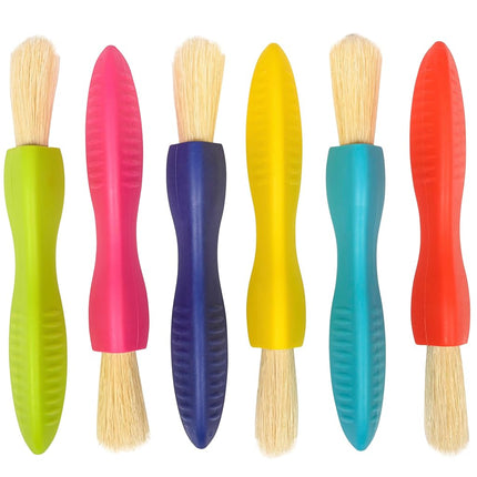 READY 2 LEARN Triangle Grip Toddler Paintbrush Set