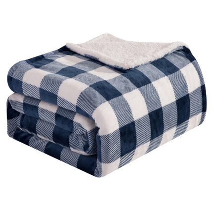 Elegant Comfort Ultra Soft Reversible Buffalo Plai