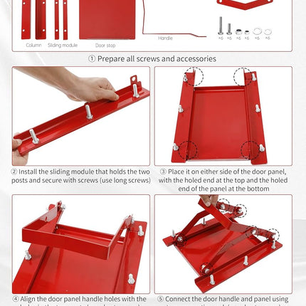 Sliding Grain Gate-9"x9", Heavy Duty Steel Grain Bin Slide Gate is Suitable for Grain Silos, Feed Bins, Truck Bin Unloading, Red Grain Feed Bin Slide Door