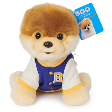 GUND Boo, The World’s Cutest Dog Varsity Jacket Plush Pomeranian Stuffed Animal for Ages 1 and Up, 9”