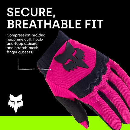 Fox Racing JUNIOR GLOVES DIRTPAW BLACK YS