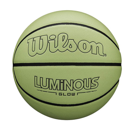 Wilson Luminous Glow Basketball - Size 7-29.5", Green