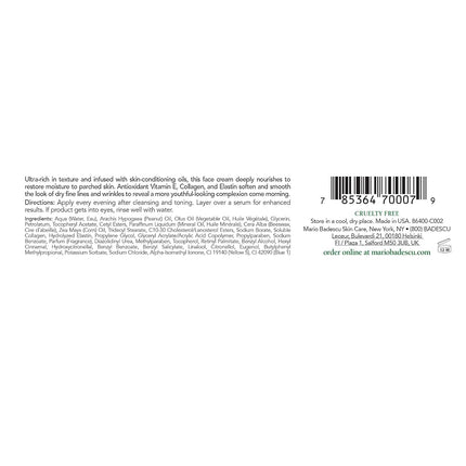 Mario Badescu Skin Care Night Cream - Elasto-Collagen 1oz (30g)