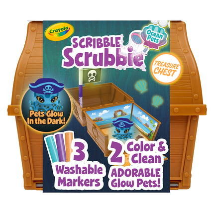 CRAYOLA Scribble Scrubbie Pets Glow Ocean Playset,