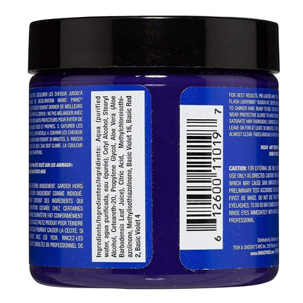 Manic Panic Semi Permanent Blue Violet Hair Dye, Lie Locks, 4 oz, 3 Pack