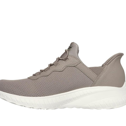 Skechers Women's Squad Chaos Slip-Ins Trainer, Taupe, 4.5 UK