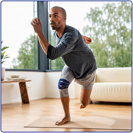 Bauerfeind Knee Brace GenuTrain Unisex for Relief, Stabilisation and Activation After Injury, Surgery or in Chronic Cases Such as Gonarthrosis (Joint Wear) or Arthritis, Knee Bandage