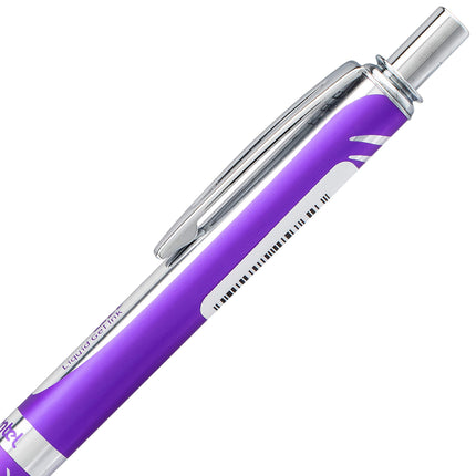 Pentel EnerGel Alloy RT Premium Gel Ink Pen, (0.7mm), Barrel, Black Ink, 1 Pack (BL407ABPA)