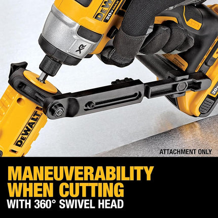 DEWALT DWASHRIR Metal Shears Attachment, Impact Ready,Black /Yellow
