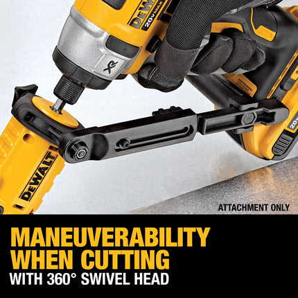 DEWALT DWASHRIR Metal Shears Attachment, Impact Ready,Black /Yellow