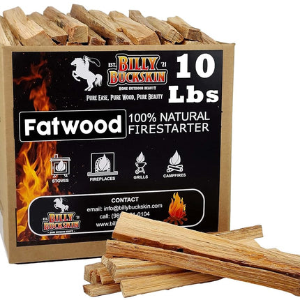 Billy Buckskin Co. 10 lb. Fatwood Fire Starter Sti