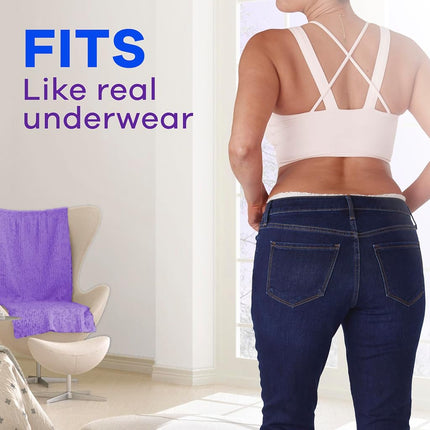 Always Discreet Adult Incontinence Underwear for Women and Postpartum Underwear, XXL, Up to 100%* Bladder Leak Protection, 52 CT,