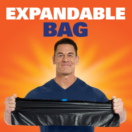 Hefty Ultra Strong Tall Kitchen Trash Bags, 35% Recovered Materials, Seaside Breeze, 13 Gallon, 80 Count