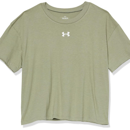 Under Armour Girl's Crop Sportstyle Logo Short Sle