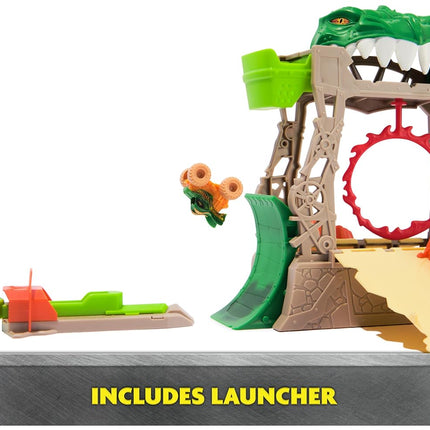 Monster Jam, Dragon Dungeon of Doom Playset, Mini Jams, Exclusive Die-Cast Dragon Monster Truck 1:87 Scale, Kids’ Toys for Boys Aged 3 4 5 6+