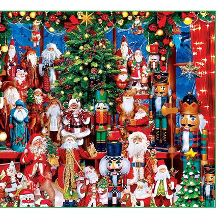 Masterpieces 500 Piece Glitter Christmas Jigsaw Puzzle - Holiday Festivities - 15"x21"