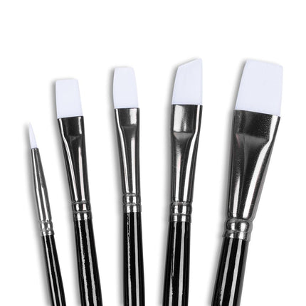 Angelus Acrylic Paint Brush Set, Black