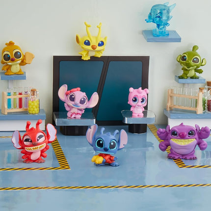 Just Play Disney Doorables Stitch Experiments Collection Peek, 9 Collectible 1.5 Inch Toys, Boys and Girls Ages 5 and Up