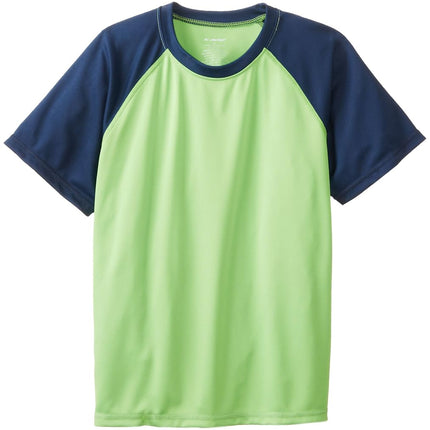 Kanu Surf Big Boys' Contrast Swim Shirt, Green, Small (8)