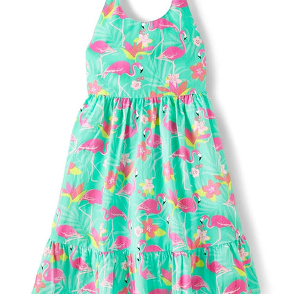 Gymboree Robes d'été sans manches pour filles et tout-petits, Tropical Trail, 3T