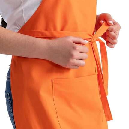 Chef Works Unisex Butcher Apron, Tangerine, One Size
