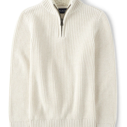 The Children's Place Boys' Long Sleeve Quarter Zip