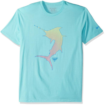 Columbia Men's Pfg Graphic T-shirt T Shirt, Gulf S