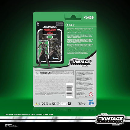 Star Wars The Vintage Collection Embo, The Mandalorian and Grogu Premium 9.5 cm Collectible Action Figure