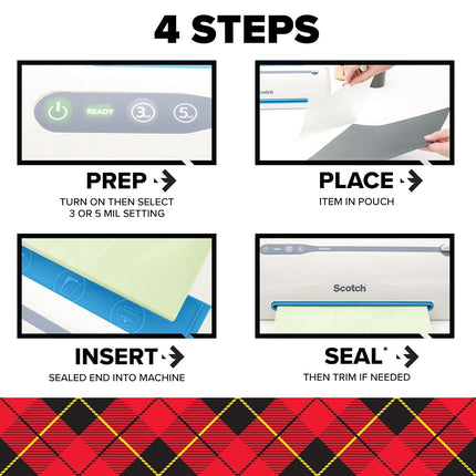Scotch Matte Thermal Laminating Pouches, Ultra Clear with Matte Finish, Letter Size 8.9 in x 11.4 in, 50-Pack