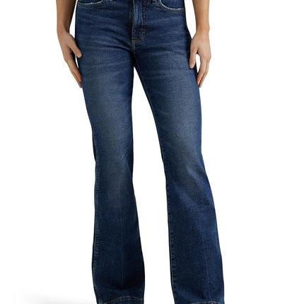 Wrangler Women's Retro High Rise Trouser Jean, Sara, 27W x 30L