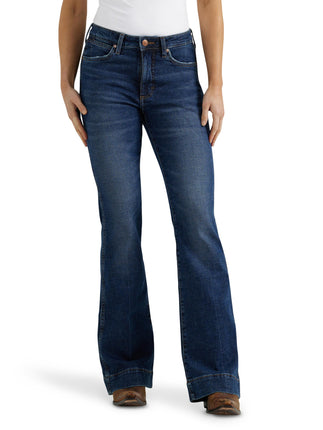 Wrangler Women's Retro High Rise Trouser Jean, Sar