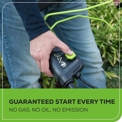 Greenworks 48V (24V x 2) 17" Brushless Mower+12" String Trimmer +320CFM Blower,(2) 4.0Ah Batteries and 2A Dual Port Charger