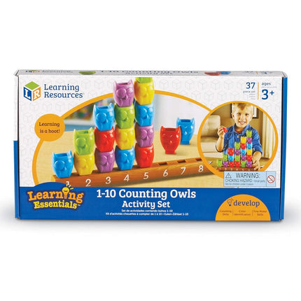 Learning Resources 1-10 Counting Owls Activity Set, Fine Motor Toy, 25 Piece Set, Ages 3+