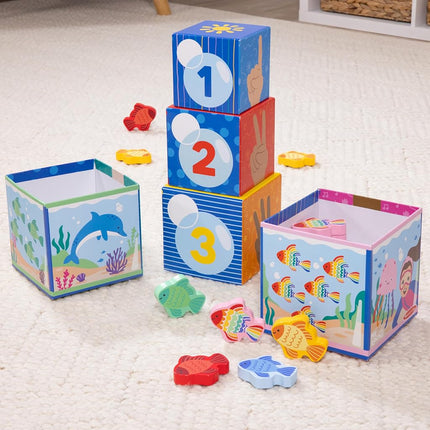 Melissa & Doug Ms. Rachel Recessed Blocks