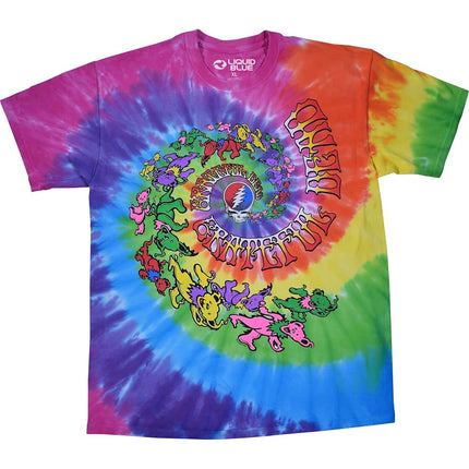 Liquid Blue Unisex's Grateful Dead Spiral Trippy D