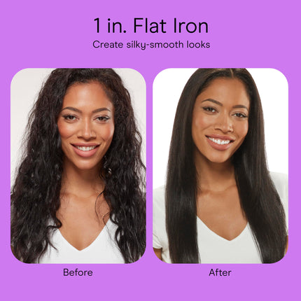 Conair Double Ceramic Flat Iron, 1-inch Digital Flat Iron