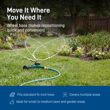 Orbit 58257N Metal 3-Arm Sprinkler