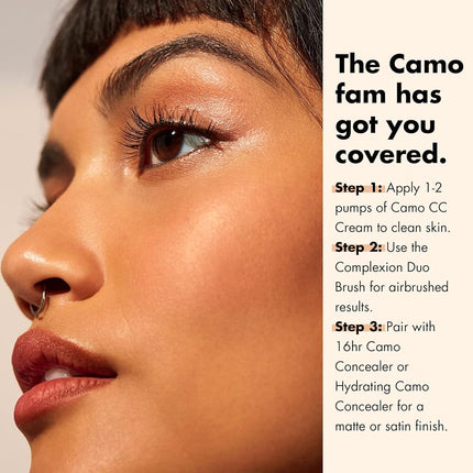 e.l.f. Camo CC Cream, Color Correcting Medium-To-Full Coverage Foundation, Improves Skin Texture & Tone, Vegan & Cruelty-Free, Fair 140 W (Packaging May Vary)