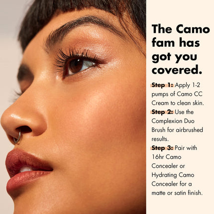 e.l.f. Camo CC Cream, Color Correcting Medium-To-Full Coverage Foundation, Improves Skin Texture & Tone, Vegan & Cruelty-Free, Fair 125 C