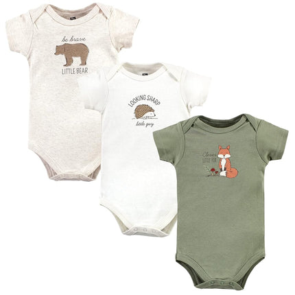 Hudson Baby Bodysuits de algodón para bebé, Zorro del bosque, 18-24 meses