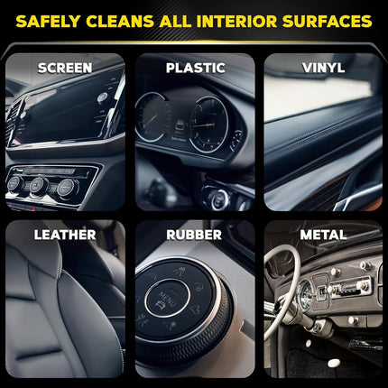 Meguiar's Quik Interior Detailer - Perfect for Car Interior Detailing - Quick and Easy Cleaning That's Safe on Plastic, Vinyl, Leather and More - Car Interior Cleaner and Protectant - 24 Oz