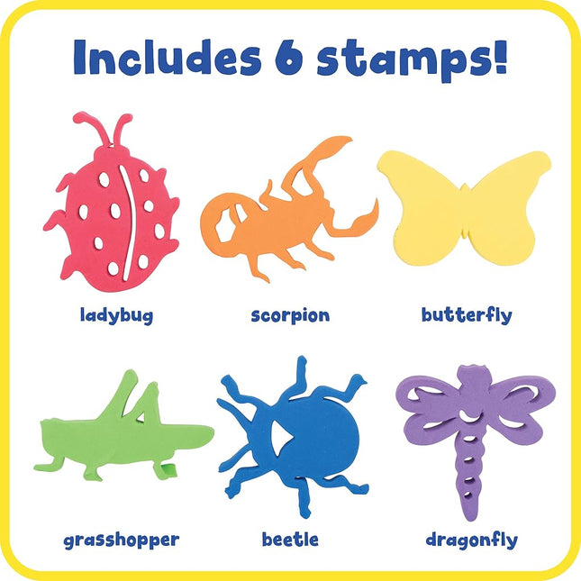 READY 2 LEARN Giant Stampers, Insects, Set 1, Set of 6