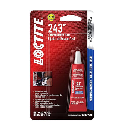 Loctite 1330799 243 Blue Oil Resistant Threadlocke