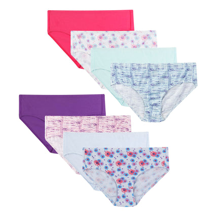 Hanes Girls Organic Underwear, Brief & Hipster, To
