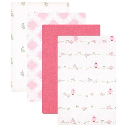 Luvable Friends "Rose Bird" 4-Pack Receiving Blank