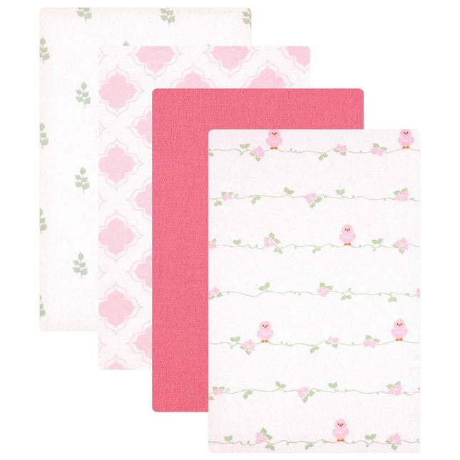 Luvable Friends "Rose Bird" 4-Pack Receiving Blank