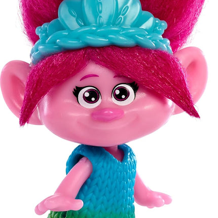 Mattel DreamWorks Trolls Toys, Best of Friends Pack with 5 Small Dolls & 2 Character Figures, Includes Queen Poppy Doll
