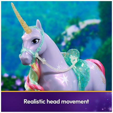 Unicorn Academy, Power of Friendship Wildstar with Translucent Saddle and Bridle, 28cm, Dolls and Unicorn Toys for Girls Aged 4 and up