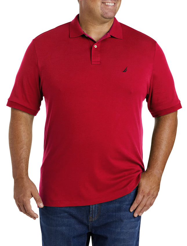 Nautica Men's Tall Classic Fit Short Sleeve Solid 